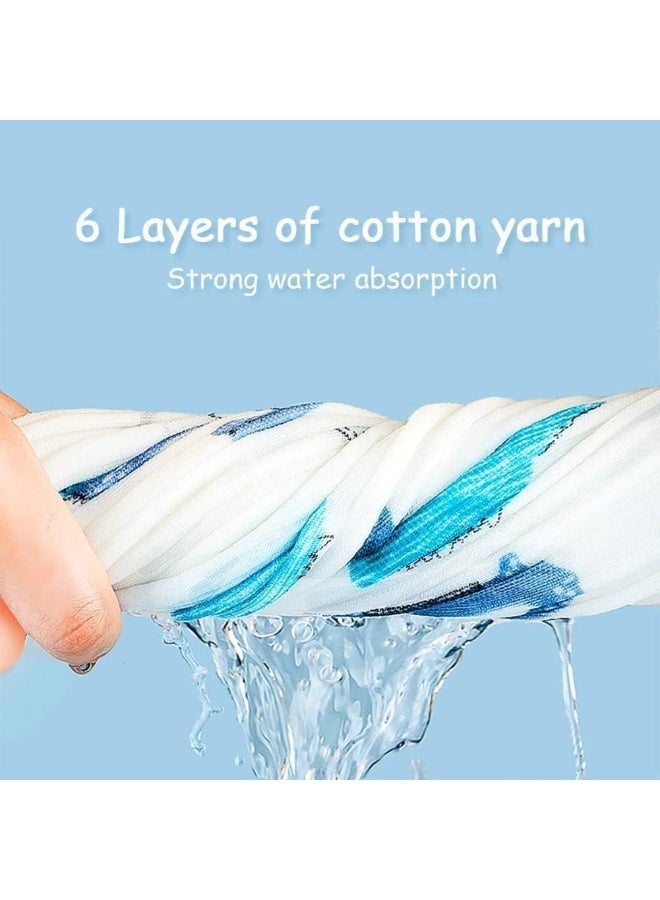 Soofam 5 عبوات من مناشف الأطفال المصنوعة من القماش القطني، ناعمة عضوية، للبشرة الحساسة للمواليد الجدد، للوجه والجسم، مناشف التجشؤ، قطن البامبو، للجنسين - Image 3