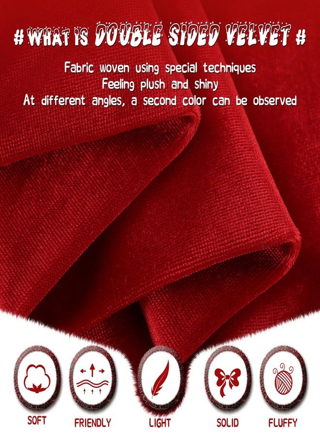 ONENINEDREAM Velvet Hair Bows Alligator Clips for Girls Red Bow Clip for Hair Bowknot Alligator Barrettes Baby Girls Hair Accessories Red Bows Toddlers Kids - Image 5