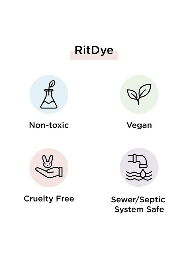 Rit Dye - Rit Fabric dye, Black - Image 1