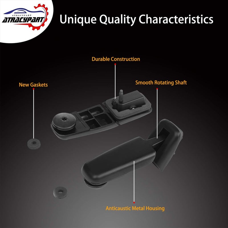 ATRACYPART Rear Window Hinge Set Liftgate Glass Hinge Right & Left | for 2001-2007 Ford Escape 2005-2007 Mercury Mariner | #YL8Z78420A68BA, YL8Z78420A69BA, YL8Z-78420A68-BA, YL8Z-78420A69-BA - Image 4