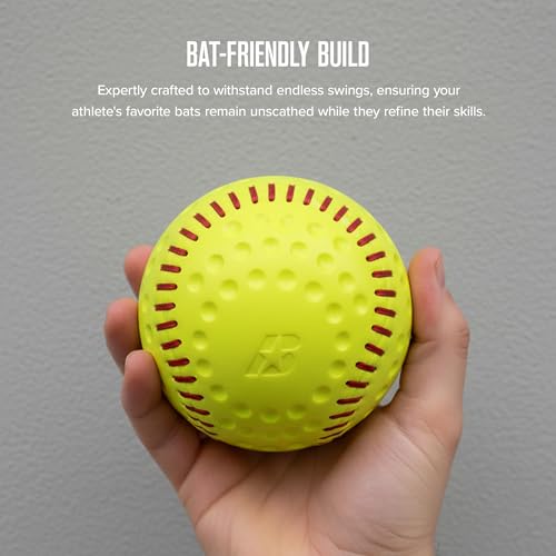 Baden Featherlite Limited Flight Practice Softball 12" (One Dozen), BLK - Image 5
