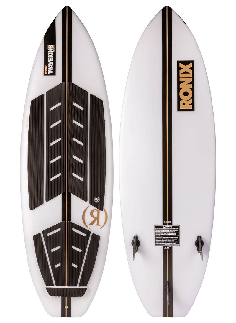 RONIX RONIX WAKESURF - Flyweight - Wave King Surfer - White, Black, Gold  - Image 1