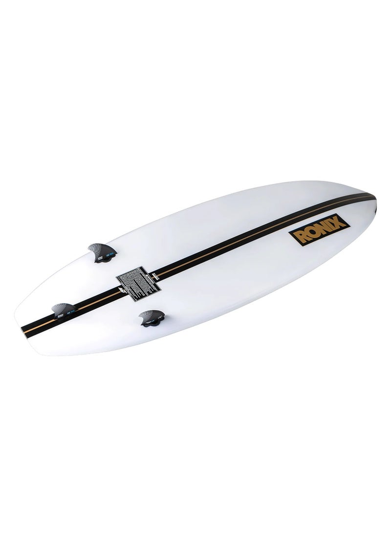 RONIX RONIX WAKESURF - Flyweight - Wave King Surfer - White, Black, Gold  - Image 4