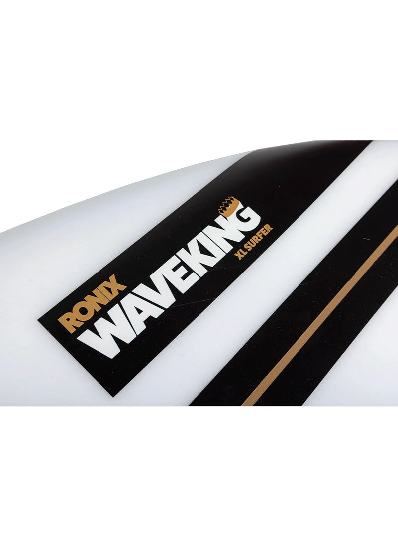 RONIX - RONIX WAKESURF - Flyweight - Wave King Surfer - White, Black, Gold - Image 1