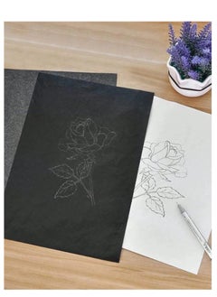 FLAMINGO A4 Size Carbon Paper 100 Sheet Black  - Image 1