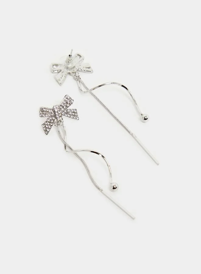 Styli Embellished Link Chain Earrings