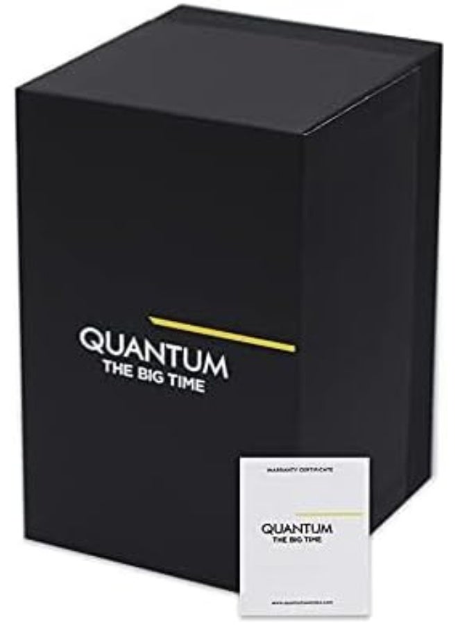 Quantum Men's Quartz Movement Watch, Chronograph Display and Silicone Strap - HNG1033.399, Blue - Image 4