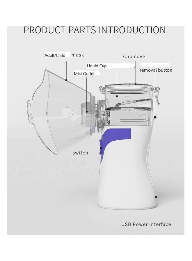 Rock Pow USB Rechargeable Nebulizer Machine - Image 5
