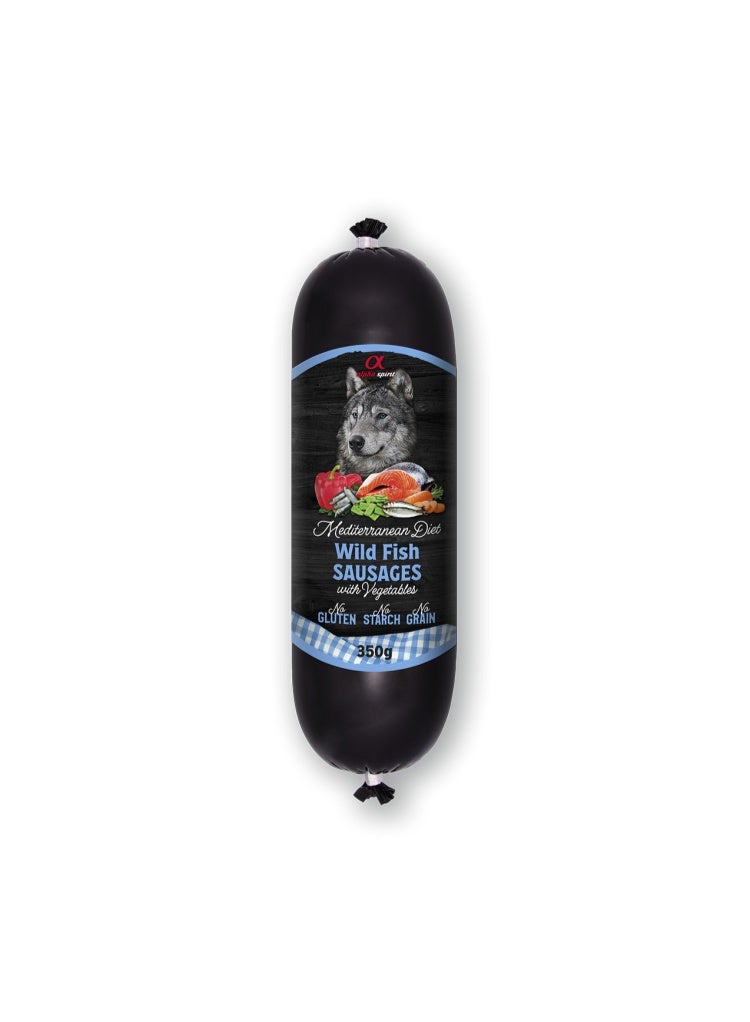 Alpha Spirit Mediterranean Sausage Wild Fish With Vegetables 350 g
