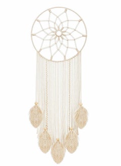 Excefore Macrame Dream Catcher Woven Feather Large Wall Hanging Handmade Dreamcatcher Boho Tassels Art Woven Decoration Home Decor Ornament Craft Gift Geometric Beautiful Wall Art for Apartment  - Image 1