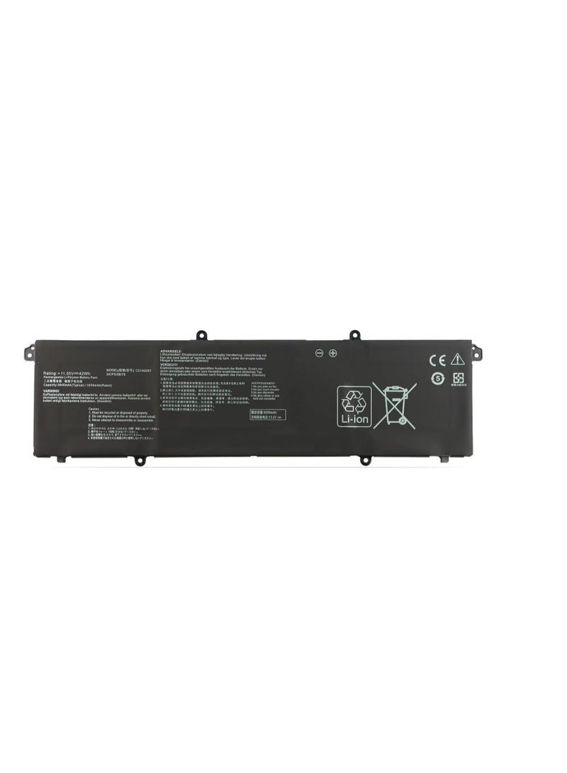 Terabyte C31N2201 Laptop Battery 42Wh Compatible with ASUS Vivobook 15 X1504VA X1504ZA / Vivobook Go 15 E1504FA / Vivobook 16 OLED X1605PA / Vivobook 15X OLED M3504YA M3604YA Series 0B200-04260000 - Image 1