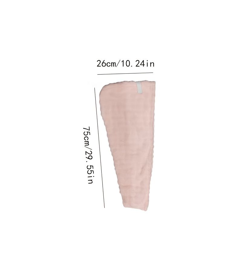 Blue Extra Large Hair Drying Cap Thickened Super Absorbent Quick Dry Head Towel for Home Travel - Image 3