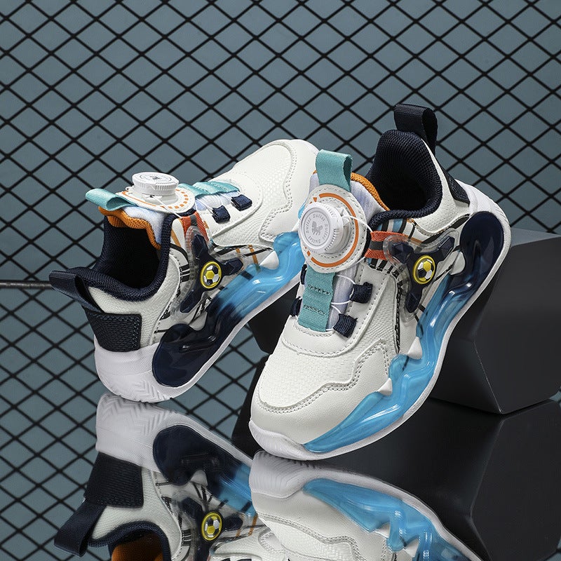 Mesh Sneakers Lightweight Flexible Sole Walking Shoes For Kids Indoor And Outdoor Activities - Image 1