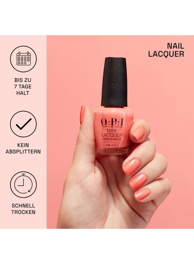 OPI Nail Lacquer Dulce de Leche | Opaque Dark Brown Crème Chip Resistant Nail Polish | Vegan, Fast Drying, Streak Free - Image 4