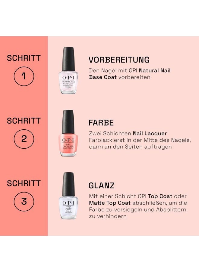 OPI Nail Lacquer Dulce de Leche | Opaque Dark Brown Crème Chip Resistant Nail Polish | Vegan, Fast Drying, Streak Free - Image 5