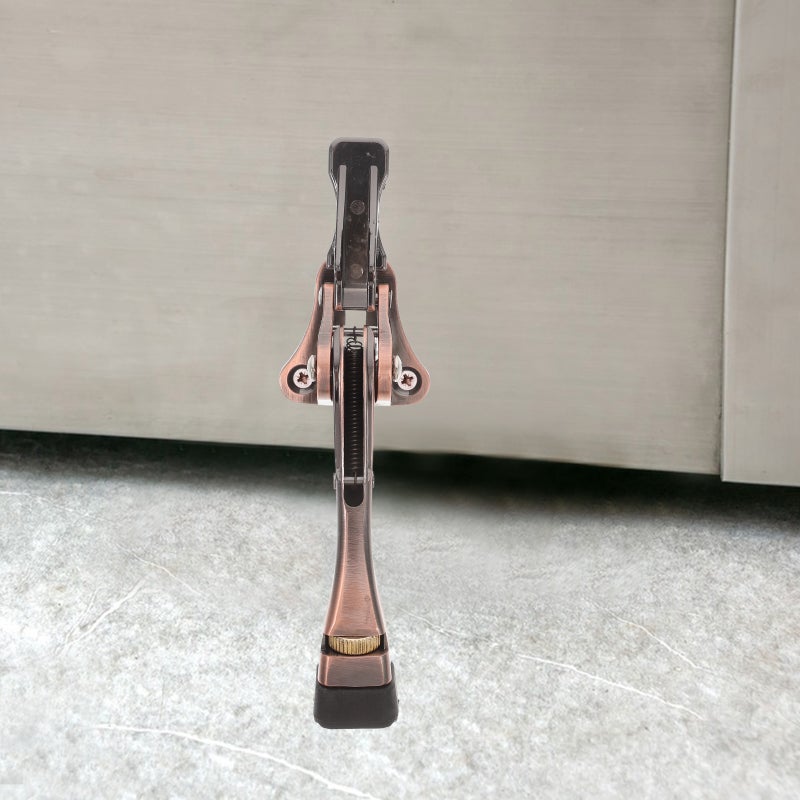 Door Heavy Duty Antique Bronze Door Holder With Adjustable Rubber Tips For Bottom Of Doors - Image 5
