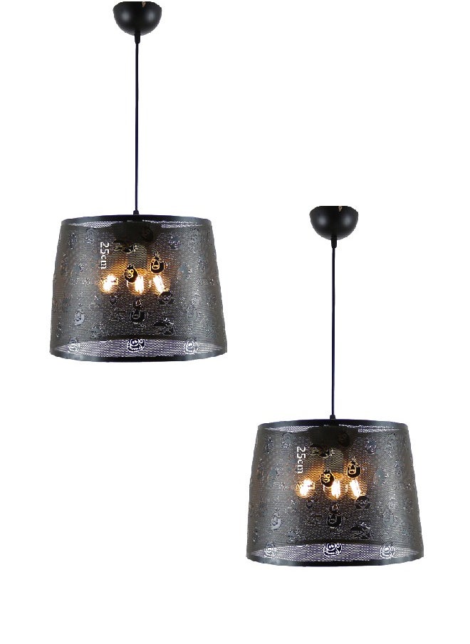 Fiamco modern chandelier 415L/BK  - Image 1