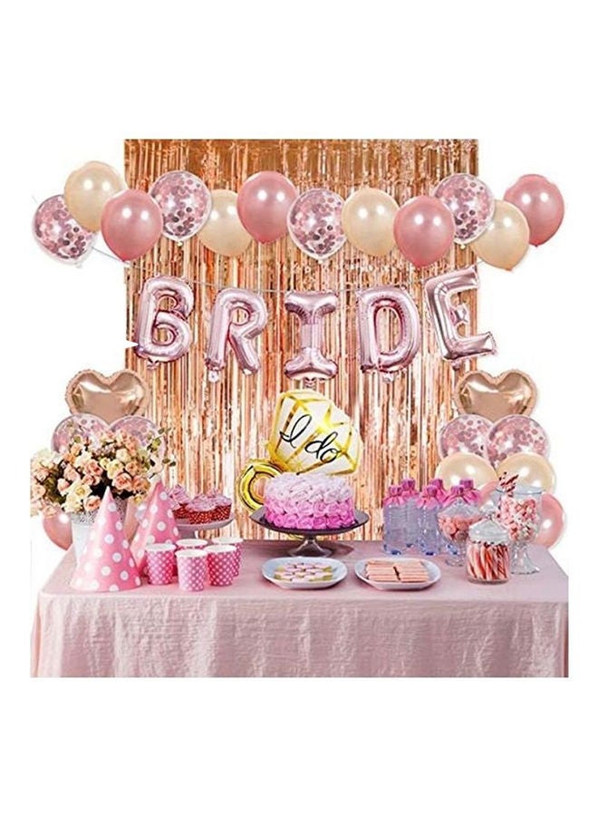 NIBEMINENT 40-Piece Bride Party Balloon Decorations Kit - Image 1