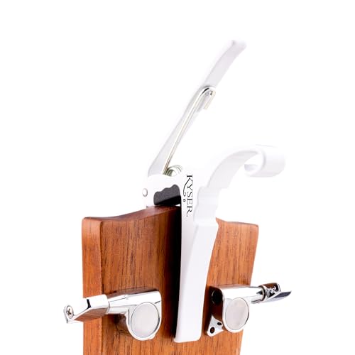 Kyser Quick-Change Guitar Capo for 6-string acoustic guitars, Pure White, KG6W - Image 4