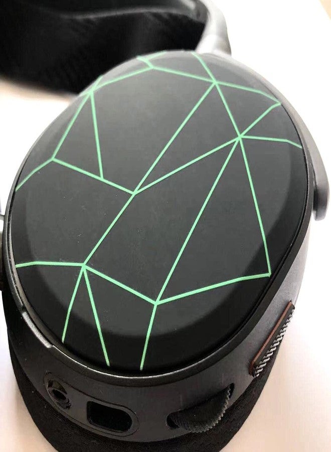 LZYDD غطاء مغناطيسي 2 في 1 مع حزام رأس لسماعة الألعاب SteelSeries Arctis Pro عالية الدقة / سماعة الألعاب اللاسلكية SteelSeries Arctis Pro (أخضر في أسود) - Image 5