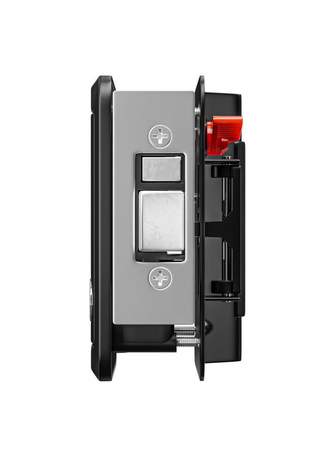Leisure Locks باب دخول مقطورة السفر RV بولار بلاك مزلاج ميتل - Image 5