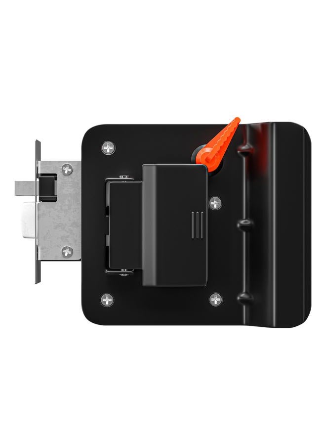 Leisure Locks باب دخول مقطورة السفر RV بولار بلاك مزلاج ميتل - Image 3