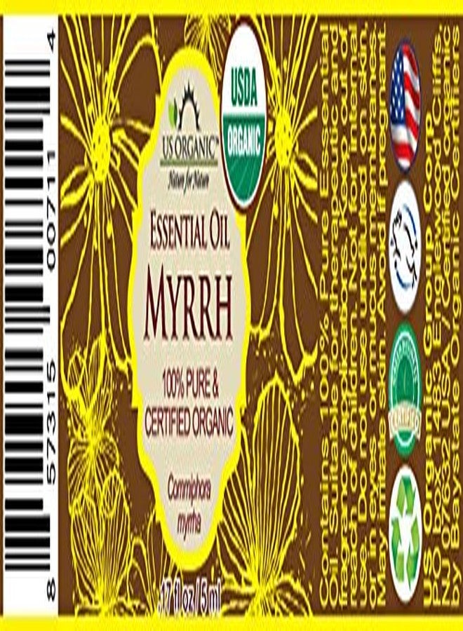 US Organic 100% Pure Myrrh, Frankincense Essential Oil Combo Pack - Directly sourced from The Horn of Africa - USDA Certified Organic - Use Topically or in Diffuser (5 ml Combo - Image 2