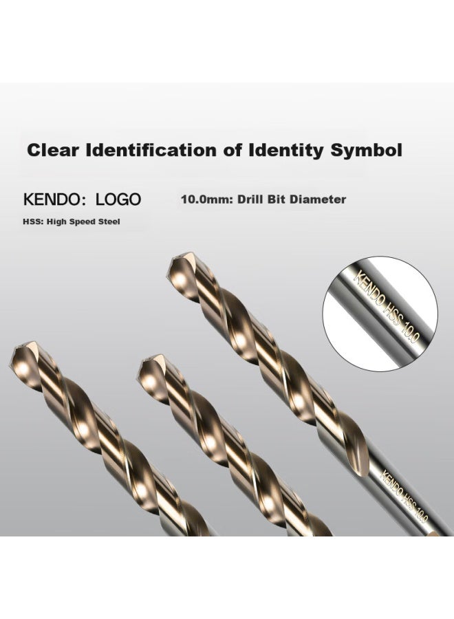 Kendo High-speed Steel Multi-blade Drill Bit, Curved Hole Drilling Bit, 8mm - Image 2