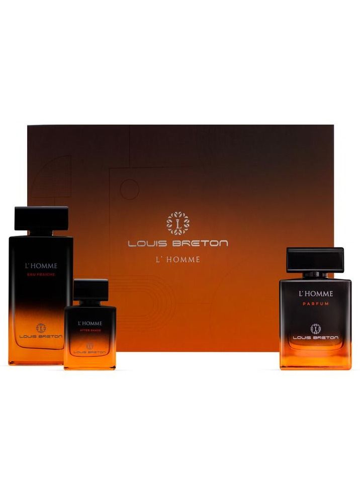 LOUIS BRETON L Homme Perfume Gift Set For Men Parfum 100ML  - Image 1
