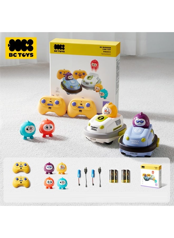 Babycare RC Bumper Car Toy Playset - Multicolor - 6 Pcs  - Image 2