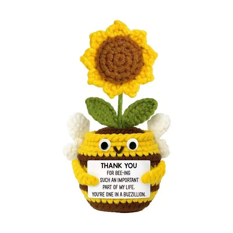 New Funny Potted Ornament Sunflower Decoration Thank You Gift Birthday Tabletop Decor - Image 1