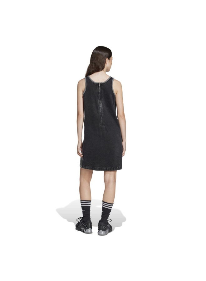 Adidas DENIM 3S DRESS Black Originals Women SKIRTS / DRESSES  - Image 3