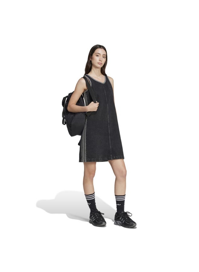 Adidas DENIM 3S DRESS Black Originals Women SKIRTS / DRESSES  - Image 4