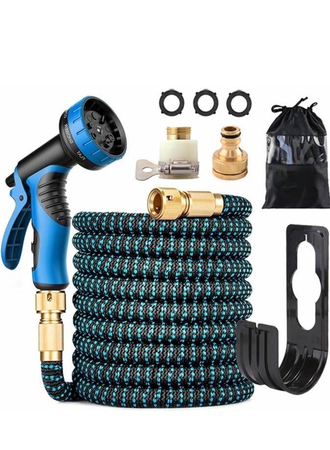 TOP ONE Garden Hose, 75ft Expandable Water Hose, Green Garden Hose with Multi Style Sprayer,Water hose for all gardening needs and outdoor activities , High Quality Green Garden Hose - Image 1