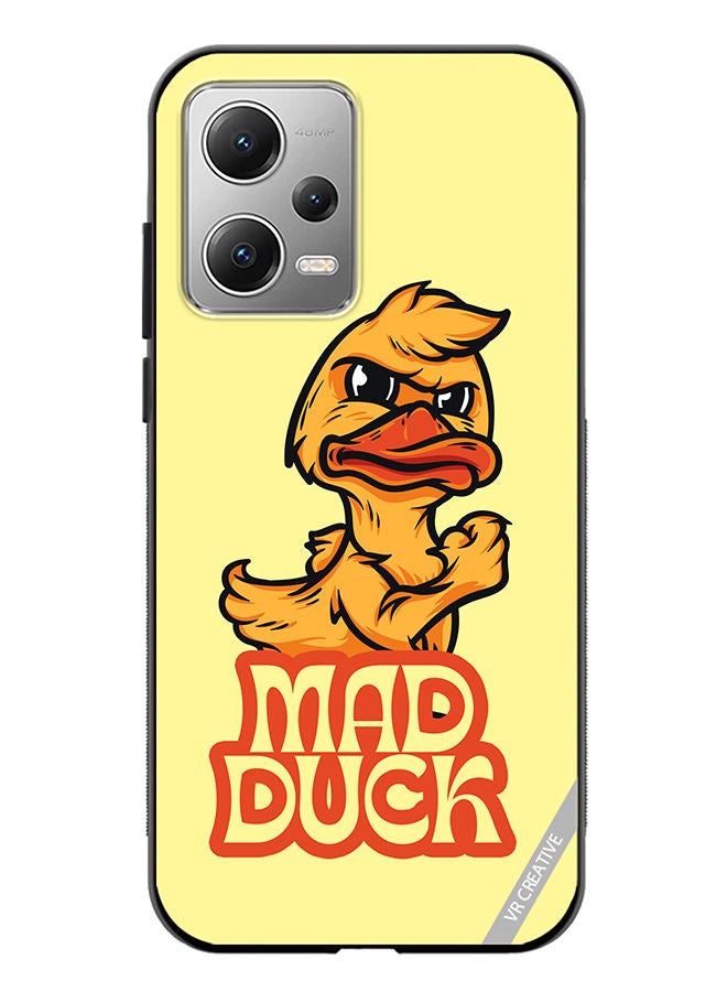 VR CREATIVE Protective Case Cover For Xiaomi Redmi Note 12 Mad Duck Design Multicolour - Image 1