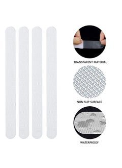 GUSGU Anti Slip Shower Stickers, 48 PCS Safety Bathtub Strips Adhesive Decals, Bathtub Non Slip Stickers and Scraper for Bath Tub, Shower Floor, Stairs, Ladders Clear ﻿  - Image 3
