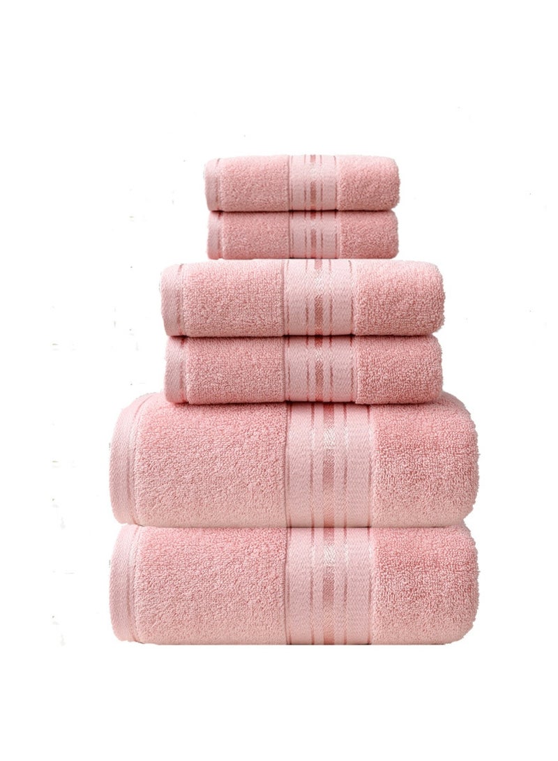 Huitich 8-Piece Cotton Towel Set Pink  - Image 1