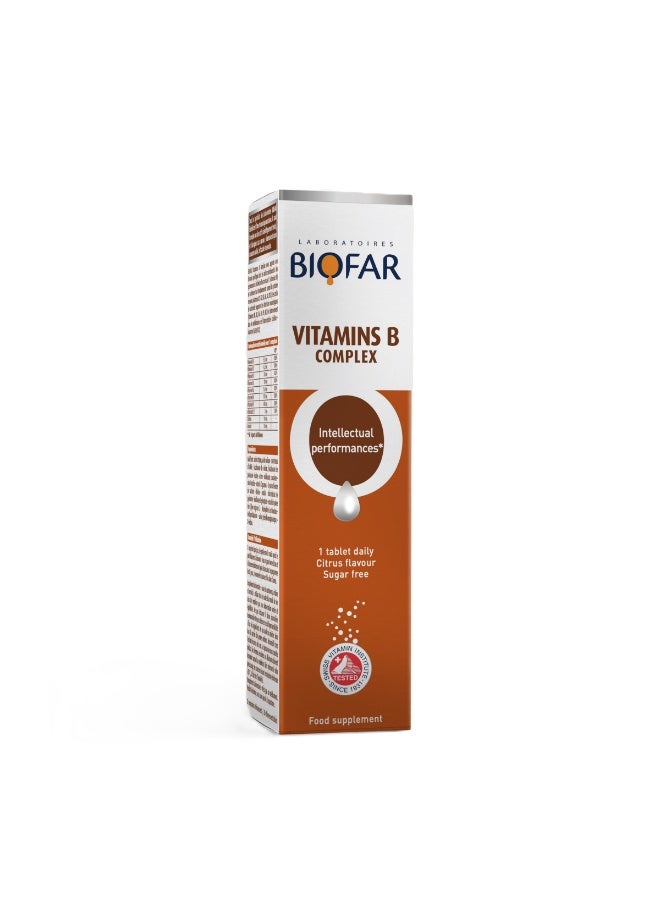 Biofar Effervescent Vitamin B Complex – 20 Tablets