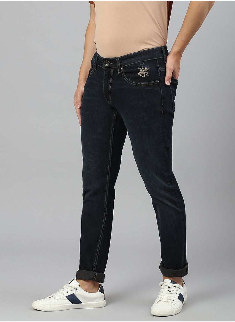 BEVERLY HILLS POLO CLUB - Men Jeans In Indigo - Image 1