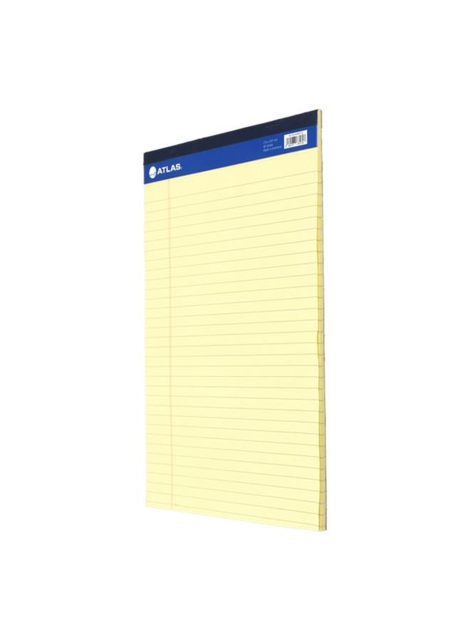 ATLAS Single Ruled Pages 40-Sheet Legal Pad Set Yellow A4 Size 30cm - Image 3