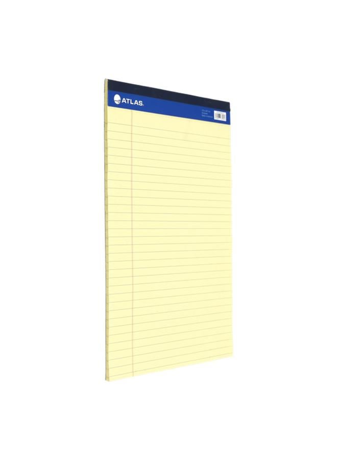 ATLAS Single Ruled Pages 40-Sheet Legal Pad Set Yellow A4 Size 30cm - Image 2