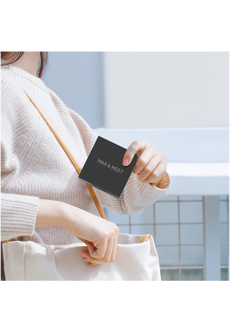 SYOSI 200Pcs Blotting Paper for Oily Skin with Mirror Case and Self-Adhesive Powder Puff for Men and Women  - Image 3