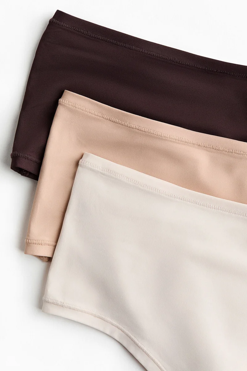 H&M 3-pack microfibre Brazilian briefs