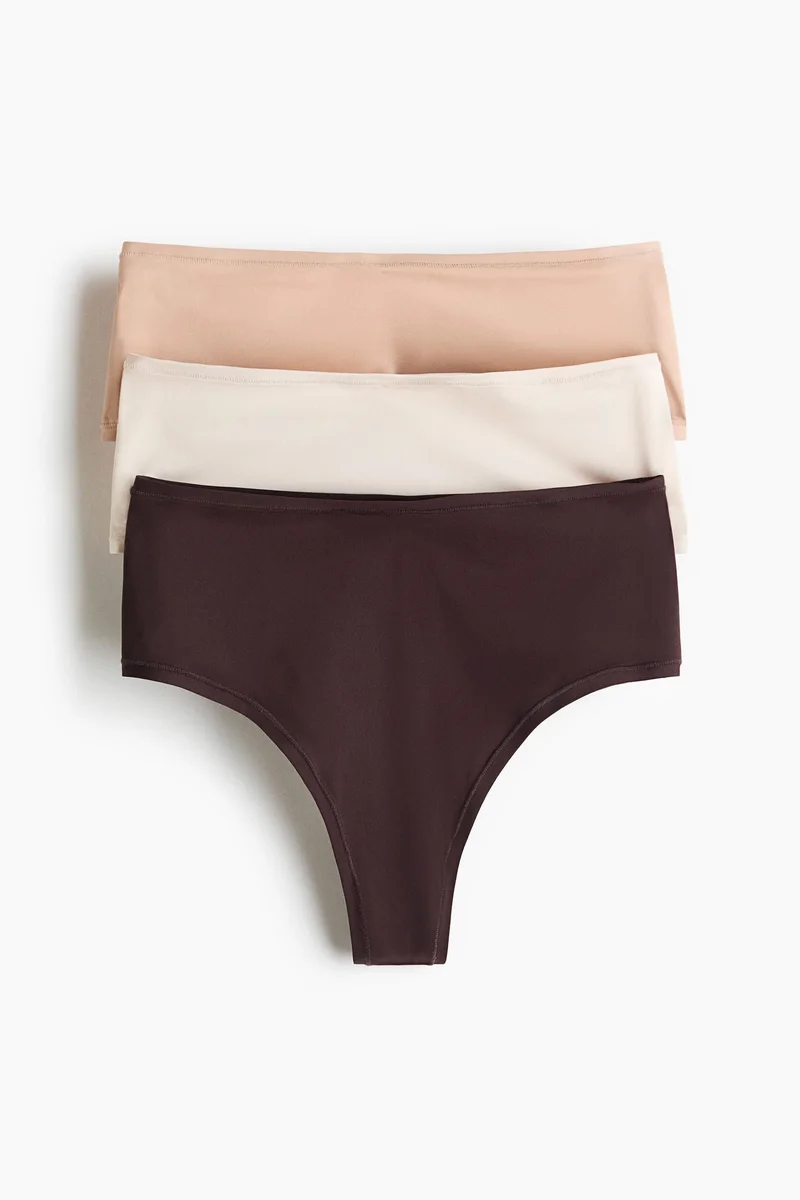 H&M 3-pack microfibre Brazilian briefs