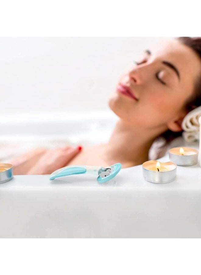 Women's 4 in 1 Body Shaver, Wet Dry Bikini Trimmer and Body Groomer, Portable Razor for Legs, Arms, Armpits, Upgraded 4 Heads - Image 5