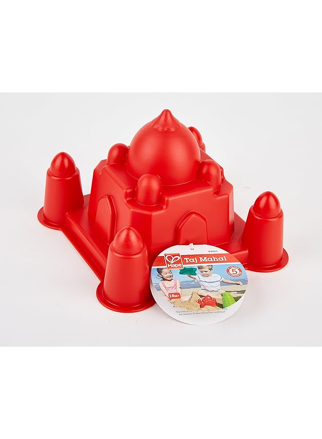 Hape Beach Toy Taj Mahal Sand S R Mold Toys Red - Image 3