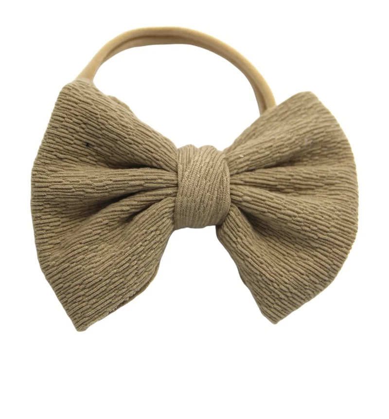 D'Daniela Aisha Glasses and Bow Barrette Ponytail Set For Babies and Girls - Light Brown