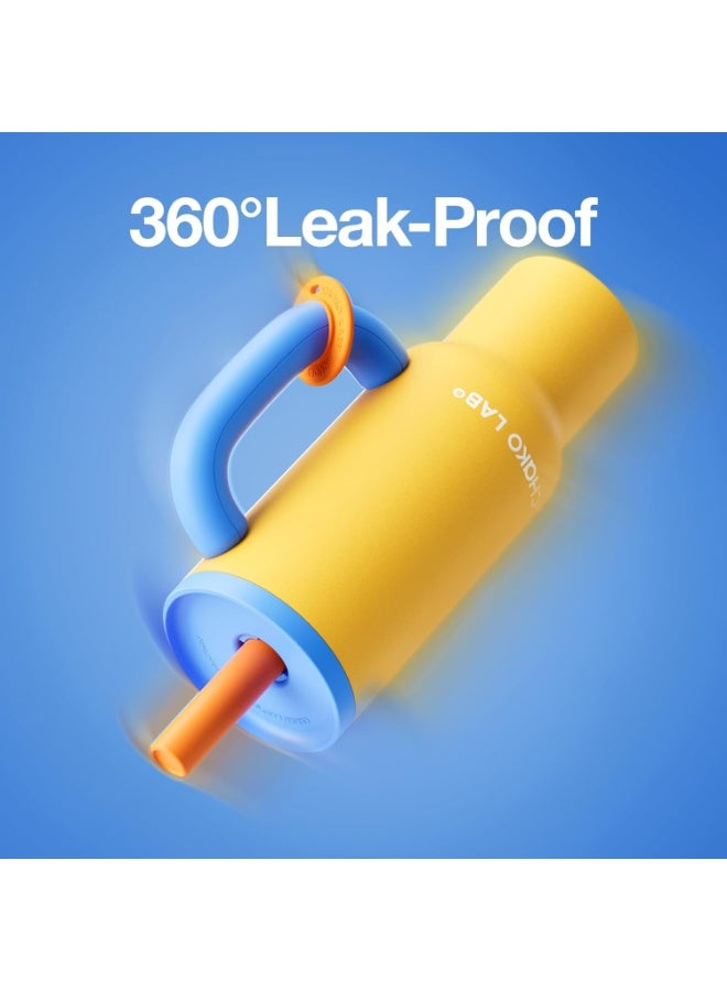 CHAKO LAB CHaKOLAB BaWangCUP Stainless Steel Insulated Tumbler with Handle and Straw, Leakproof for Travel, BPA Free, 316 Stainless Steel Liner, 950 ml - Image 5