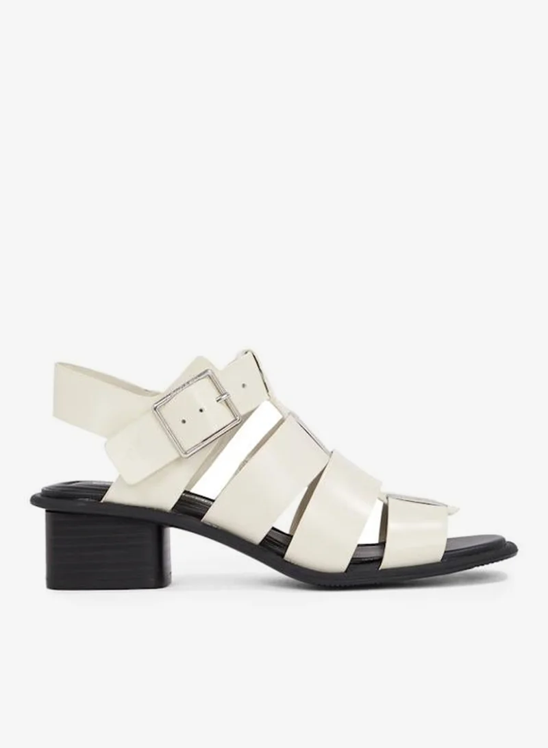 HEELED SANDALS WITH BUCKLE