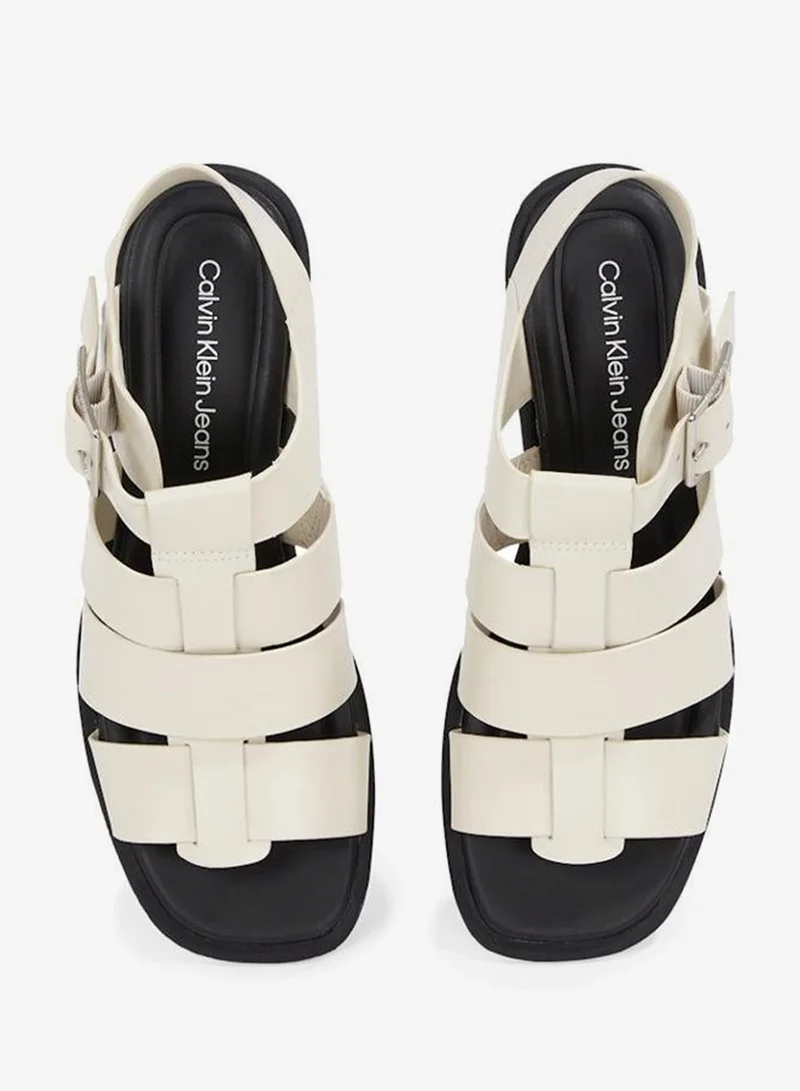 Calvin Klein Jeans HEELED SANDALS WITH BUCKLE